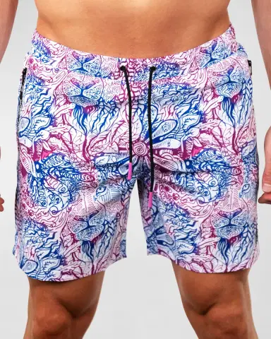 Maceoo Men's Lion Swim Shorts | Thumbnail 1 Maceoo Men's Lion Swim Shorts | Thumbnail 1