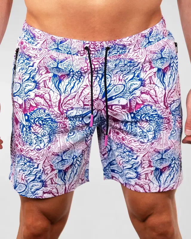 Maceoo Men 's Lion Swim Shorts