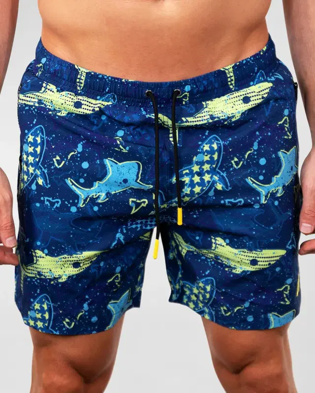 Maceoo Men 's Lion Swim Shorts