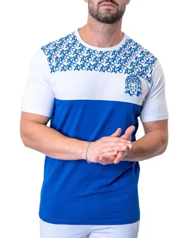 Maceoo Men's Colorblock Logo T-Shirt | Thumbnail 1 Maceoo Men's Colorblock Logo T-Shirt | Thumbnail 1