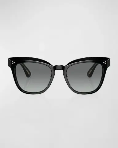 Oliver Peoples Beveled Acetate Butterfly Sunglasses | Thumbnail 2