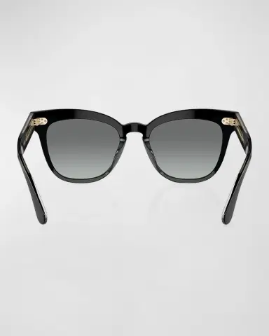 Oliver Peoples Beveled Acetate Butterfly Sunglasses | Thumbnail 3