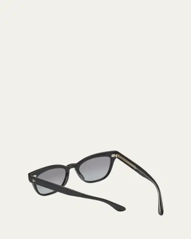 Oliver Peoples Beveled Acetate Butterfly Sunglasses | Thumbnail 6