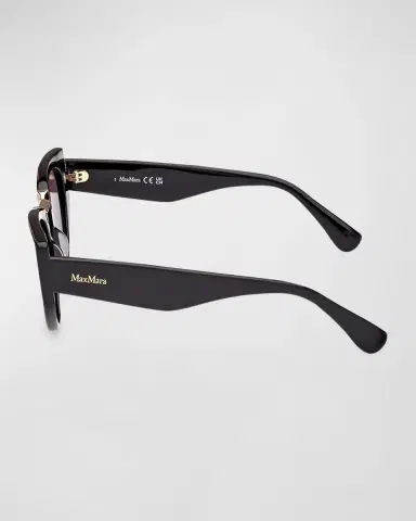 Max Mara Bridge1 Acetate Cat-Eye Sunglasses | Thumbnail 4 Max Mara Bridge1 Acetate Cat-Eye Sunglasses | Thumbnail 4