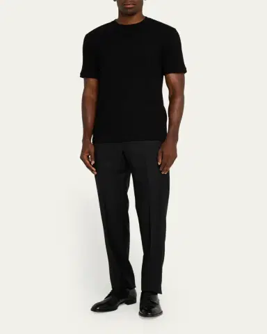 Giorgio Armani Men's Zigzag Jersey T-Shirt | Thumbnail 6 Giorgio Armani Men's Zigzag Jersey T-Shirt | Thumbnail 6