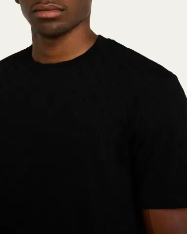 Giorgio Armani Men's Zigzag Jersey T-Shirt | Thumbnail 9 Giorgio Armani Men's Zigzag Jersey T-Shirt | Thumbnail 9
