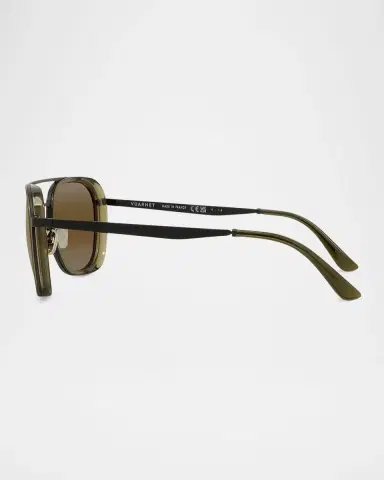 Vuarnet Men 's Edge 04 Stainless Steel Rectangle Sunglasses | Thumbnail 4