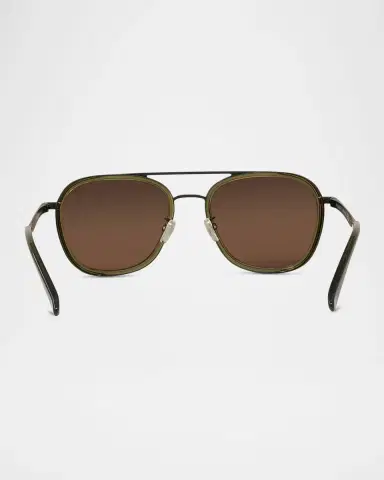 Vuarnet Men 's Edge 04 Stainless Steel Rectangle Sunglasses | Thumbnail 5