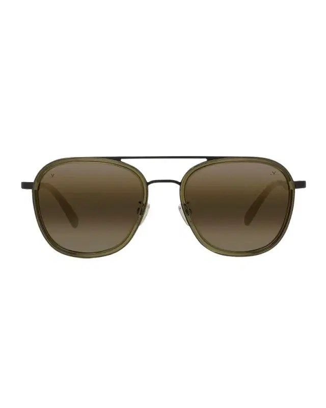 Men 's Edge 04 Stainless Steel Rectangle Sunglasses