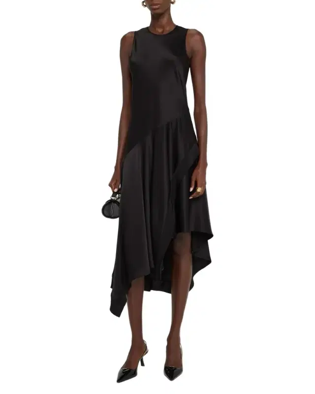 Thea Sleeveless High-Low Midi Dress