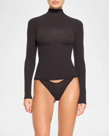 Skims Fits Everybody Turtleneck Top | Thumbnail 2