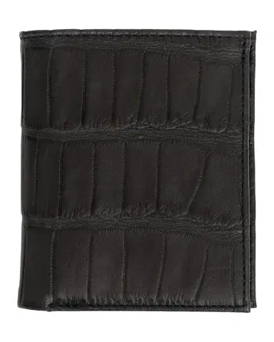 Abas Men's Matte Alligator Leather Bifold Wallet w/ ID Window | Thumbnail 1 Abas Men's Matte Alligator Leather Bifold Wallet w/ ID Window | Thumbnail 1