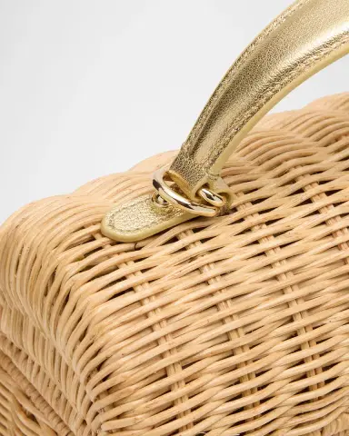 Judith Leiber Couture Isla Basket Rattan Top-Handle Bag | Thumbnail 5 Judith Leiber Couture Isla Basket Rattan Top-Handle Bag | Thumbnail 5