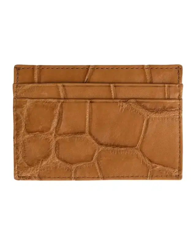 Abas Men 's Soft Alligator Leather Card Holder