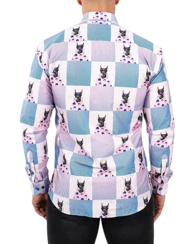 Men's Fibonacci Snoop Check Sport Shirt