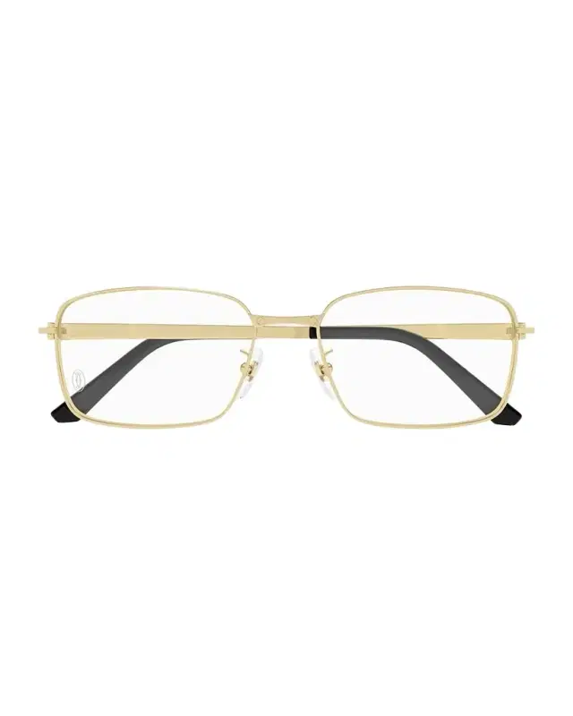 Cartier Men's CT0555OA Titanium Rectangle Optical Frames