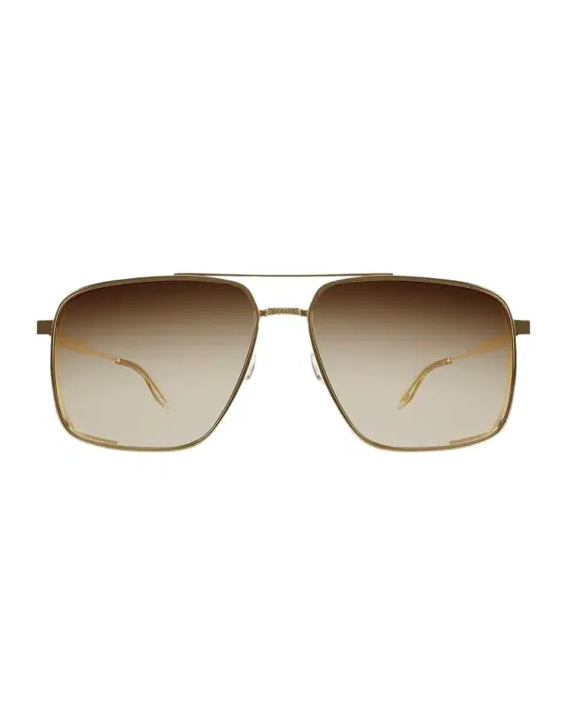 x 007 Men 's Scaramanga Titanium Aviator Sunglasses