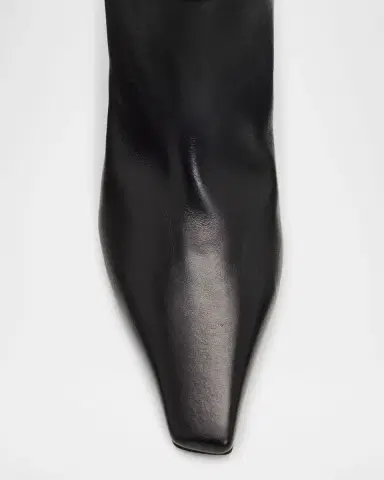 Amina Muaddi 80mm Jamie Leather Thigh-High Boots | Thumbnail 6 Amina Muaddi 80mm Jamie Leather Thigh-High Boots | Thumbnail 6