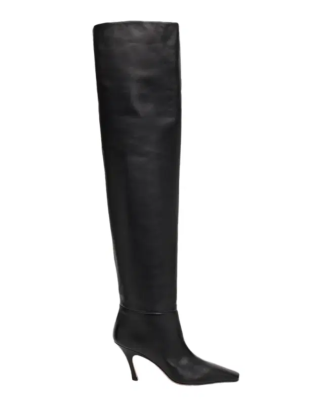 80mm Jamie Leather Thigh-High Boots