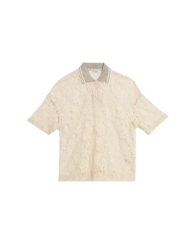Brunello Cucinelli Sheer Floral Lace Blouse