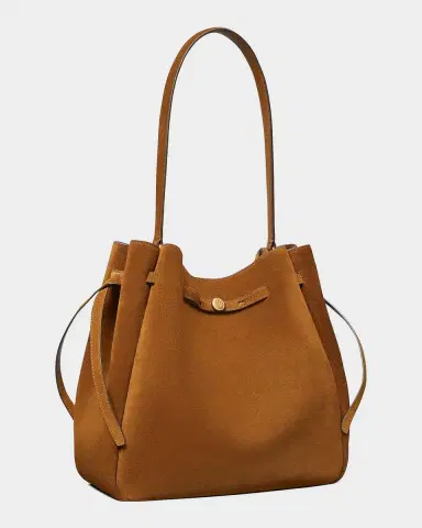 Tory Burch Large Romy Suede Bucket Bag | Thumbnail 3 Tory Burch Large Romy Suede Bucket Bag | Thumbnail 3