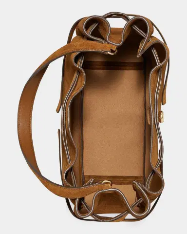 Tory Burch Large Romy Suede Bucket Bag | Thumbnail 4 Tory Burch Large Romy Suede Bucket Bag | Thumbnail 4