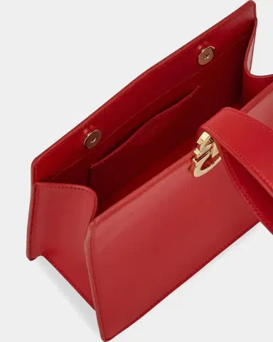 Ferragamo Mini Gancini Leather Wristlet Clutch | Thumbnail 3