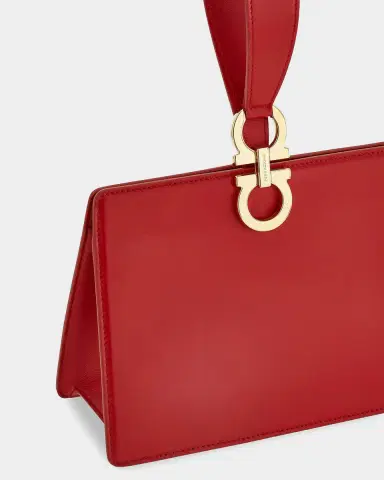 Ferragamo Mini Gancini Leather Wristlet Clutch | Thumbnail 4
