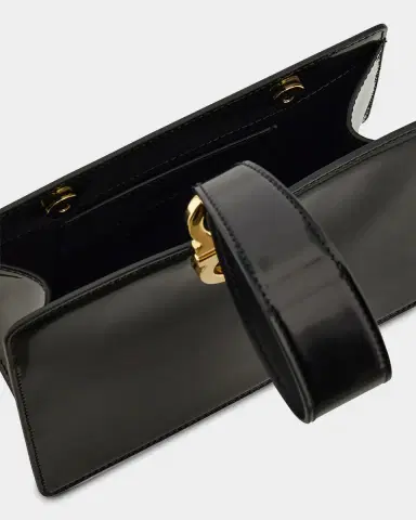 Ferragamo Mini Gancini Leather Wristlet Clutch | Thumbnail 4