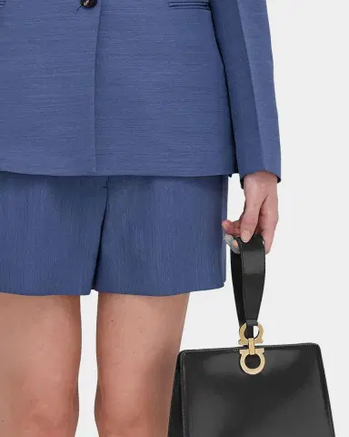 Ferragamo Mini Gancini Leather Wristlet Clutch | Thumbnail 5