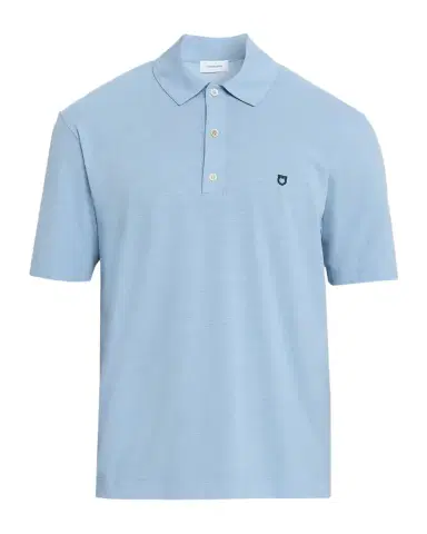 Ferragamo Men's Cotton Embroidered-Gancio Polo Shirt | Thumbnail 1