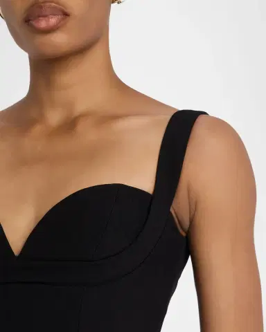 Roland Mouret Sleeveless Belted Fit-And-Flare Midi Dress | Thumbnail 5