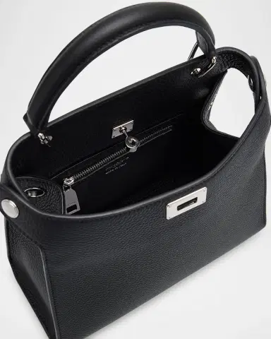 Michino Paris Lutece Mini Grained Leather Top-Handle Bag | Thumbnail 4 Michino Paris Lutece Mini Grained Leather Top-Handle Bag | Thumbnail 4