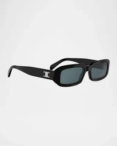Celine Men's Triomphe Rectangular Acetate Sunglasses | Thumbnail 3 Celine Men's Triomphe Rectangular Acetate Sunglasses | Thumbnail 3