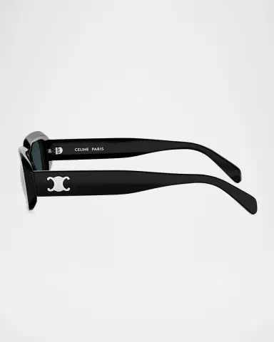 Celine Men's Triomphe Rectangular Acetate Sunglasses | Thumbnail 5 Celine Men's Triomphe Rectangular Acetate Sunglasses | Thumbnail 5