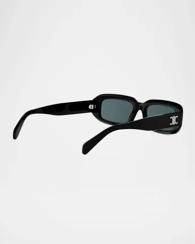 Celine Men's Triomphe Rectangular Acetate Sunglasses | Thumbnail 6 Celine Men's Triomphe Rectangular Acetate Sunglasses | Thumbnail 6