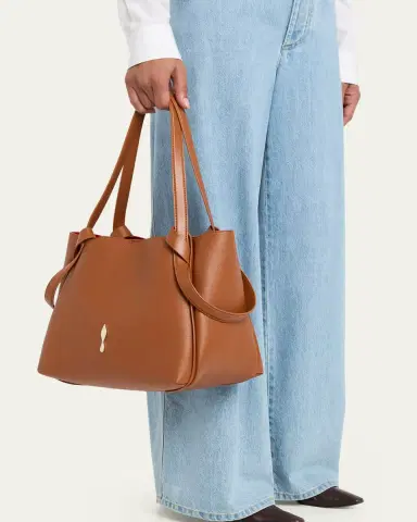 Christian Louboutin Bettina Small Leather Tote Bag | Thumbnail 5