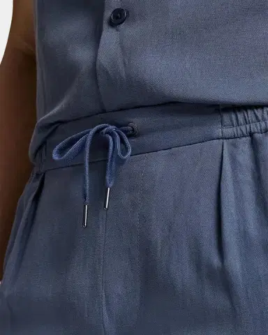 Ralph Lauren Purple Label Silk-Linen Short | Thumbnail 5 Ralph Lauren Purple Label Silk-Linen Short | Thumbnail 5