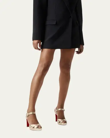 Christian Louboutin 100mm Cora Metallic Nappa Leather Platform Sandals | Thumbnail 5 Christian Louboutin 100mm Cora Metallic Nappa Leather Platform Sandals | Thumbnail 5