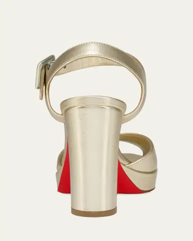 Christian Louboutin 100mm Cora Metallic Nappa Leather Platform Sandals | Thumbnail 6 Christian Louboutin 100mm Cora Metallic Nappa Leather Platform Sandals | Thumbnail 6