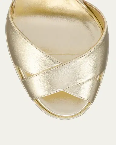 Christian Louboutin 100mm Cora Metallic Nappa Leather Platform Sandals | Thumbnail 7 Christian Louboutin 100mm Cora Metallic Nappa Leather Platform Sandals | Thumbnail 7