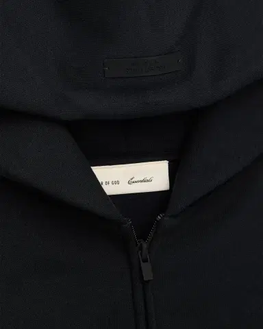 Fear of God Essentials Kid's Logo Full-Zip Hoodie, Size 2-12 | Thumbnail 3 Fear of God Essentials Kid's Logo Full-Zip Hoodie, Size 2-12 | Thumbnail 3