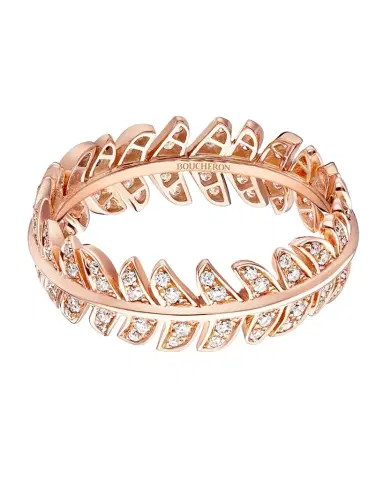 Boucheron Rose Gold Plume de Paon Ring, EU 51 / US 5.75 | Thumbnail 1