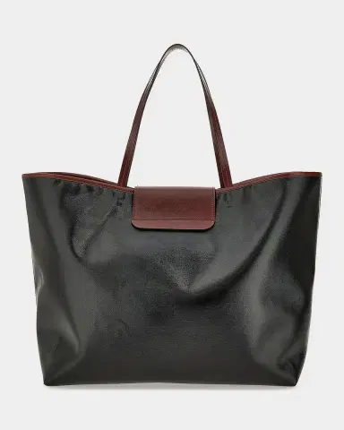 Versace Vivian Large Coated Canvas Leather-Trim Tote Bag | Thumbnail 4