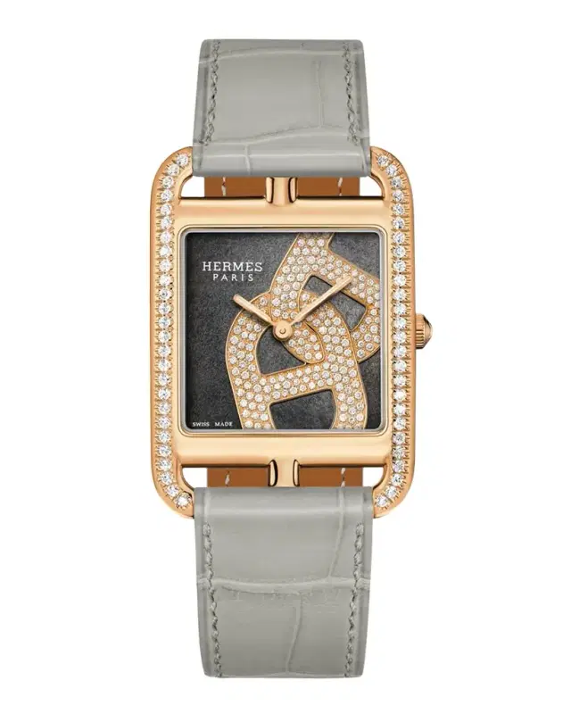 Hermes Cape Cod Chaine D 'Ancre Joaillier Watch, Large Model, 37 MM