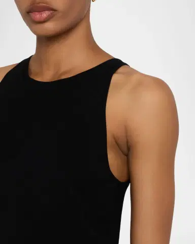 Carolina Herrera Cotton Knit Halter Tank Top | Thumbnail 4