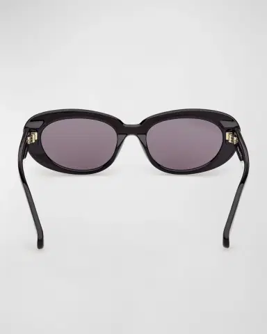 Max Mara 53MM Oval Sunglasses | Thumbnail 5 Max Mara 53MM Oval Sunglasses | Thumbnail 5