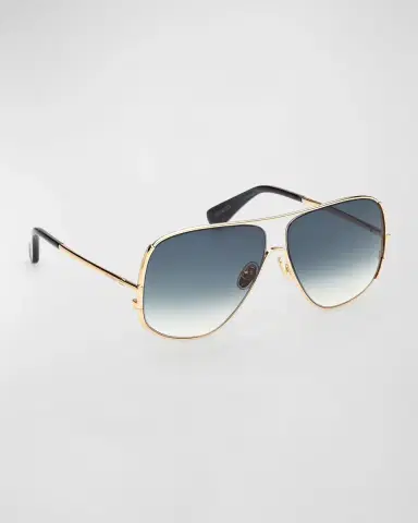 Max Mara 60MM Aviator Sunglasses | Thumbnail 3 Max Mara 60MM Aviator Sunglasses | Thumbnail 3