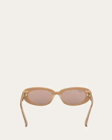 Max Mara 53MM Oval Sunglasses | Thumbnail 4 Max Mara 53MM Oval Sunglasses | Thumbnail 4