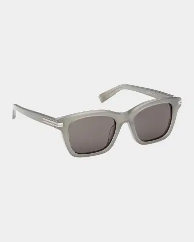 Zegna Men's Acetate Rectangle Sunglasses | Thumbnail 3 Zegna Men's Acetate Rectangle Sunglasses | Thumbnail 3
